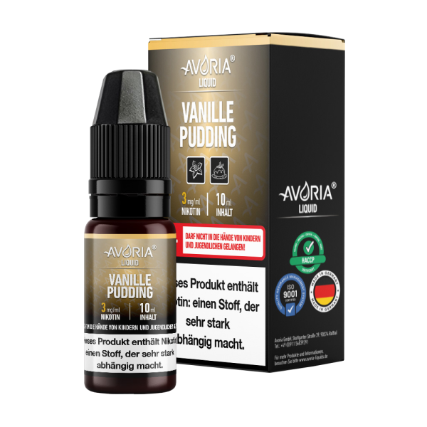 Avoria - Apfel E-Zigaretten Liquid - Vanillepudding