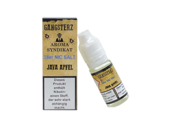 Gangsterz - Java Apfel - Nikotinsalz Liquid 18 mg/ml