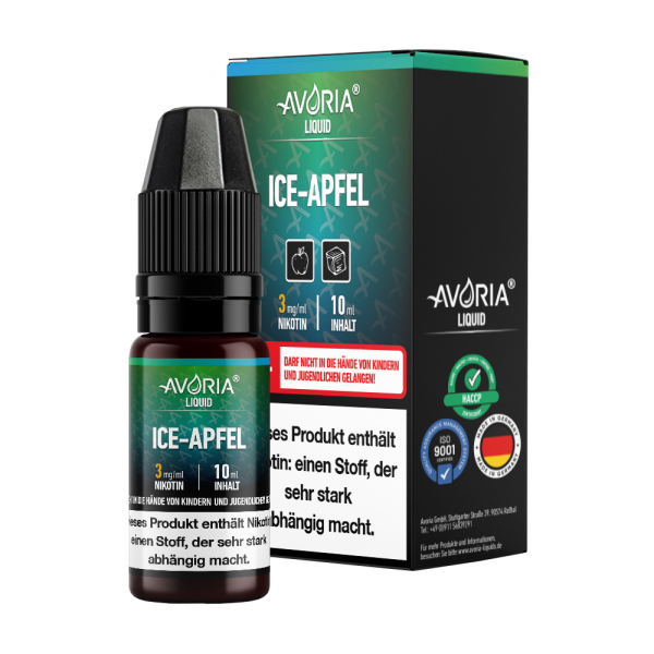 Avoria - Apfel E-Zigaretten Liquid - Ice Apfel