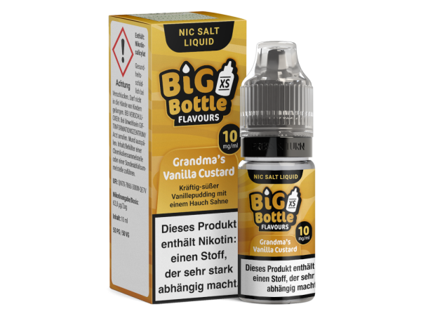 Big Bottle - Grandma's Vanilla Custard - Nikotinsalz Liquid