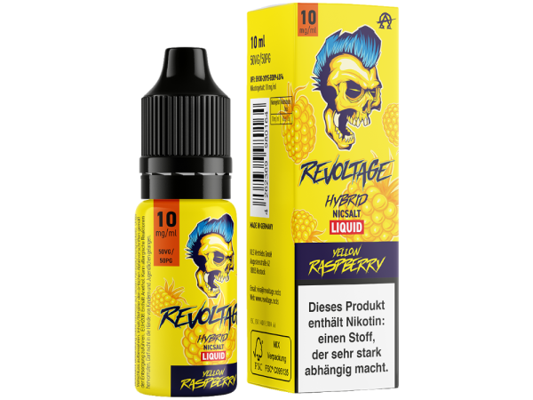 Revoltage - Tobacco Gold - Hybrid Nikotinsalz Liquid - Yellow Raspberry