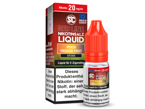 SC - Red Line - Peach Passion Fruit - Nikotinsalz Liquid