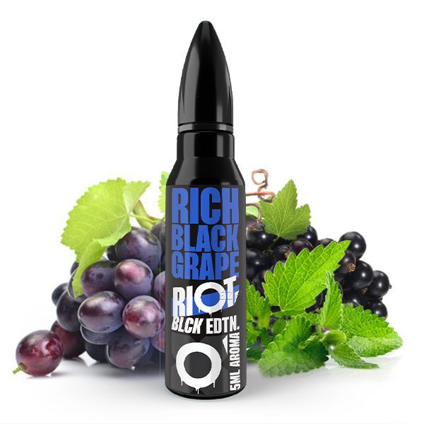 Riot Squad Black Edition Rich Black Grape 5ml Longfill Aroma