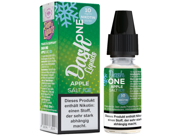 Dash Liquids - One - Apple Ice - Nikotinsalz Liquid