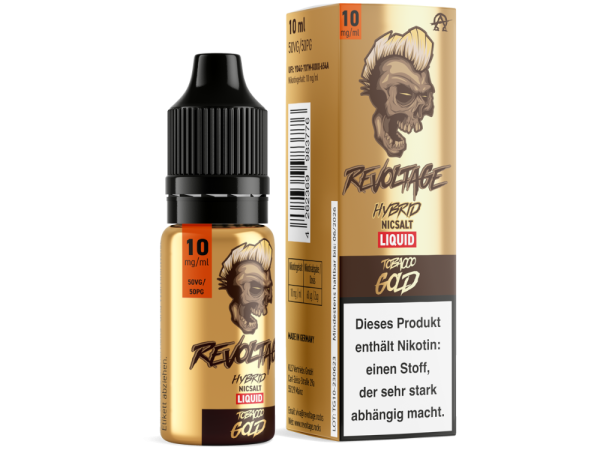 Revoltage - Tobacco Gold - Hybrid Nikotinsalz Liquid - Tobacco Gold