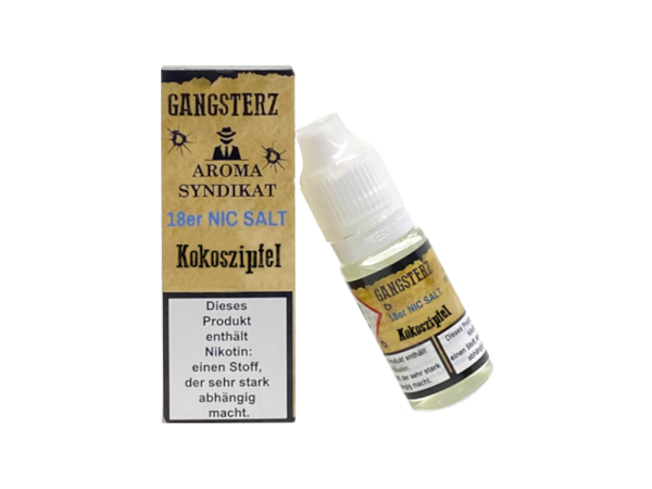 Gangsterz - Kokoszipfel - Nikotinsalz Liquid 18 mg/ml