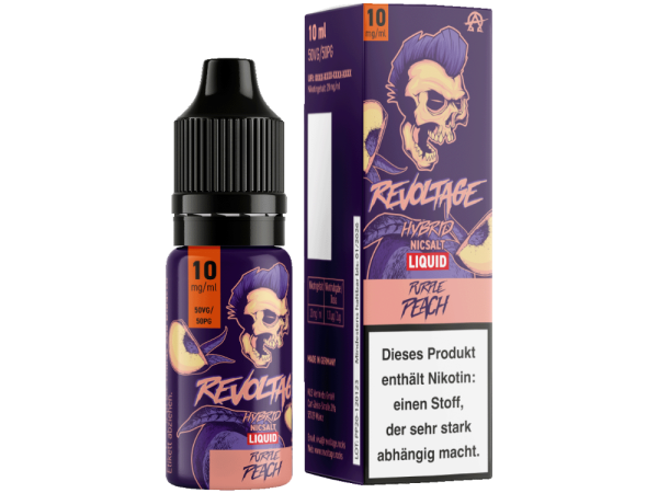 Revoltage - Tobacco Gold - Hybrid Nikotinsalz Liquid - Purple Peach