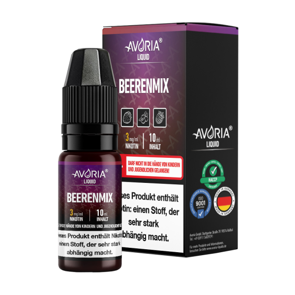 Avoria - Apfel E-Zigaretten Liquid - Beerenmix